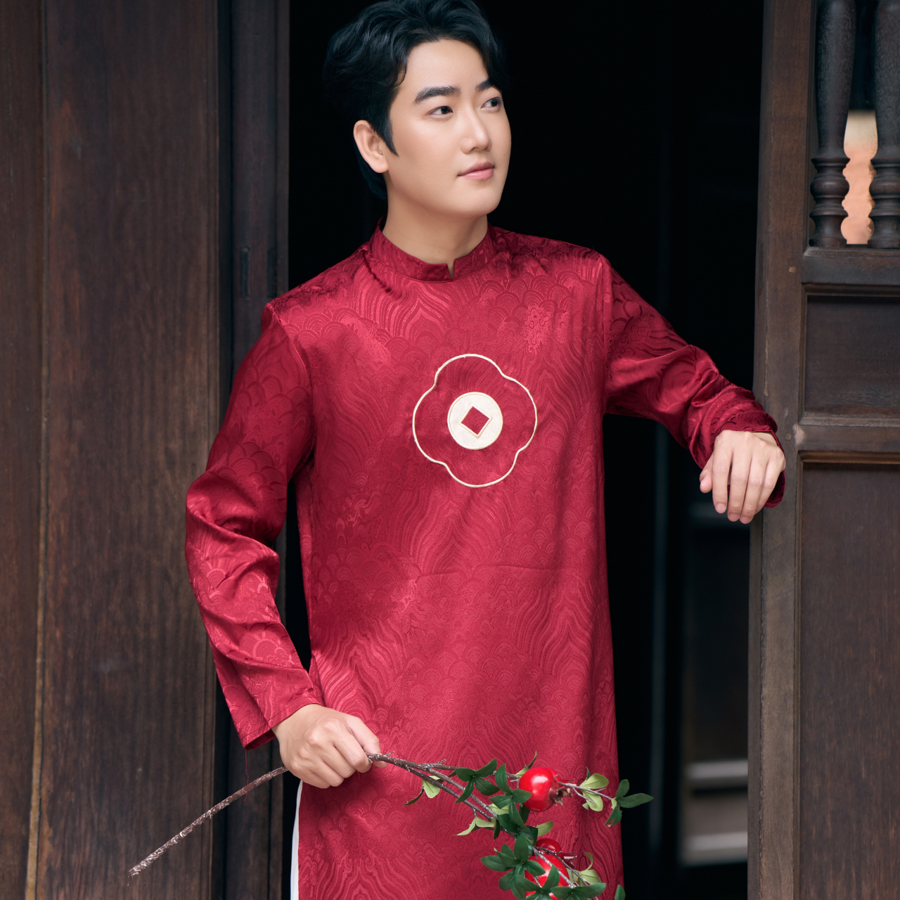 Áo dài ĐỎ Phúc Lộc NAM_thumbnail_4