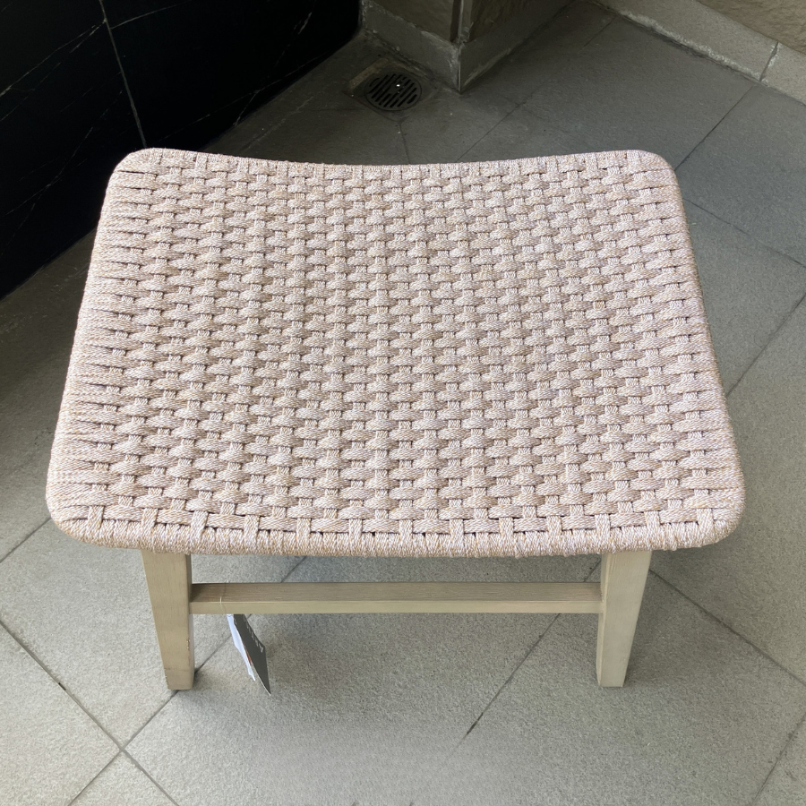 GHẾ ĐÔN CHÂN ARTICLE RENI 24.25" OUTDOOR OTTOMAN - BRUSHED TAUPE