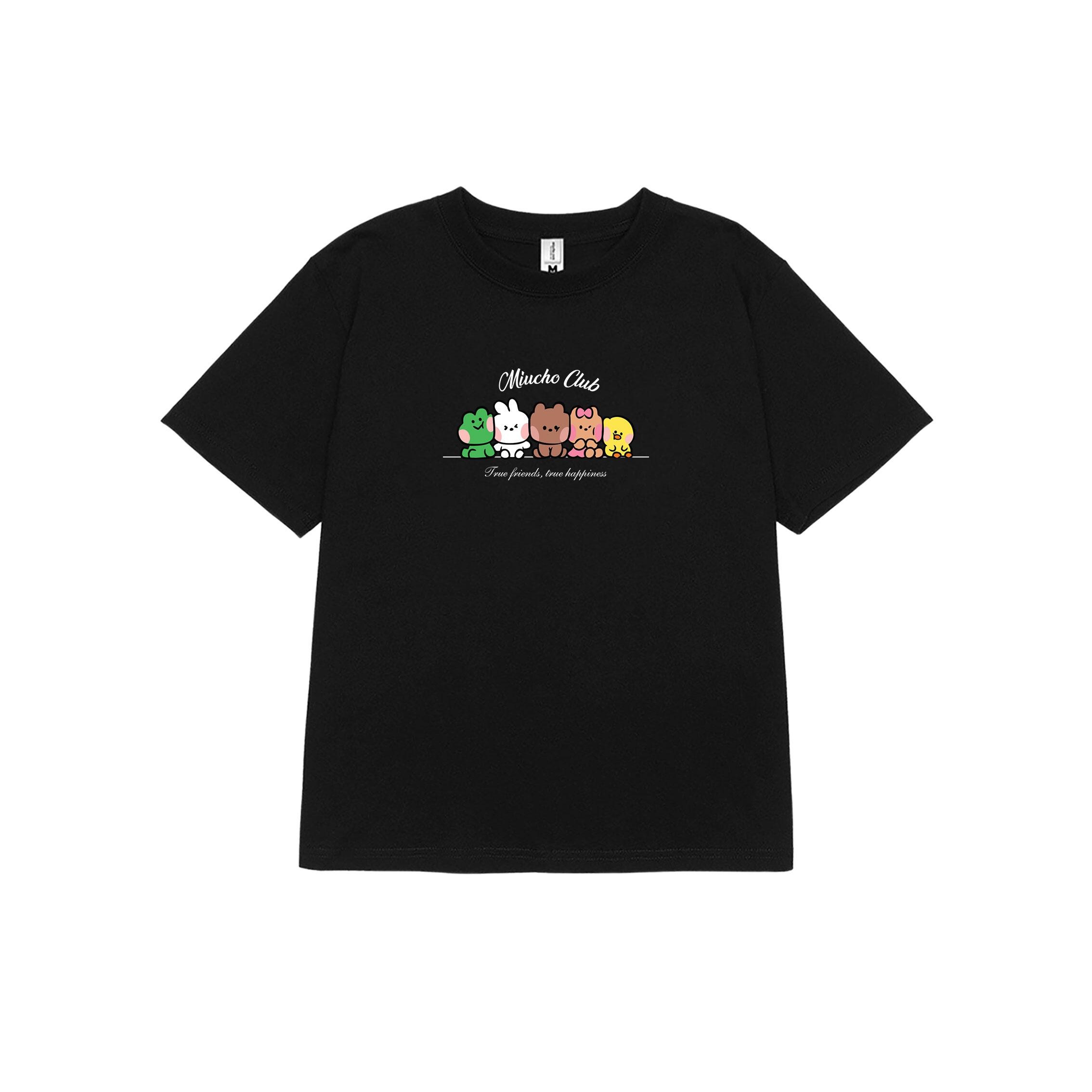 Áo baby tee in động vật nhỏ dễ thương form ôm ABD1555 Miucho vải cotton co giãn in mix