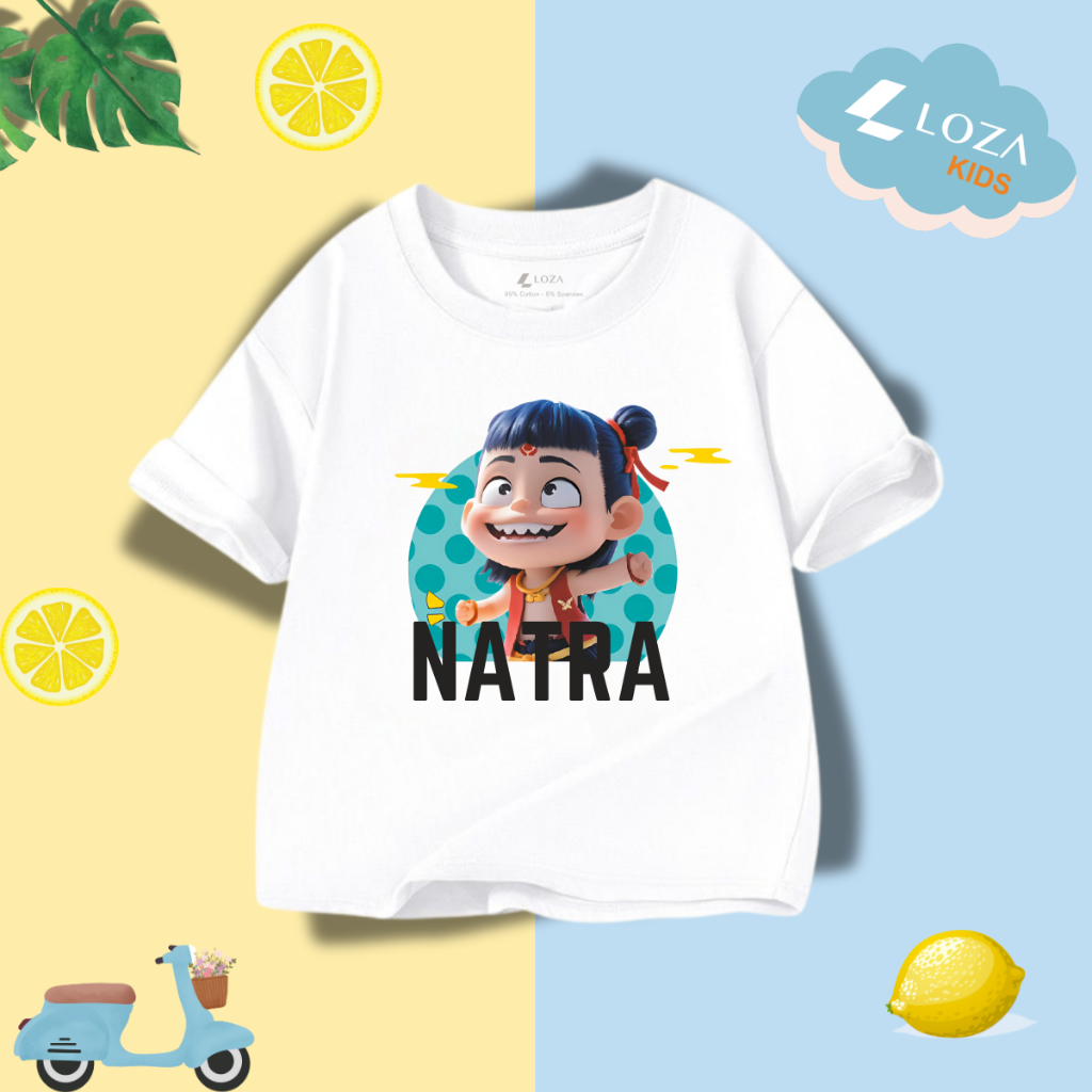 Áo thun cho bé trai, bé gái in hình Natra  - Loza Kids AT052_thumbnail_4