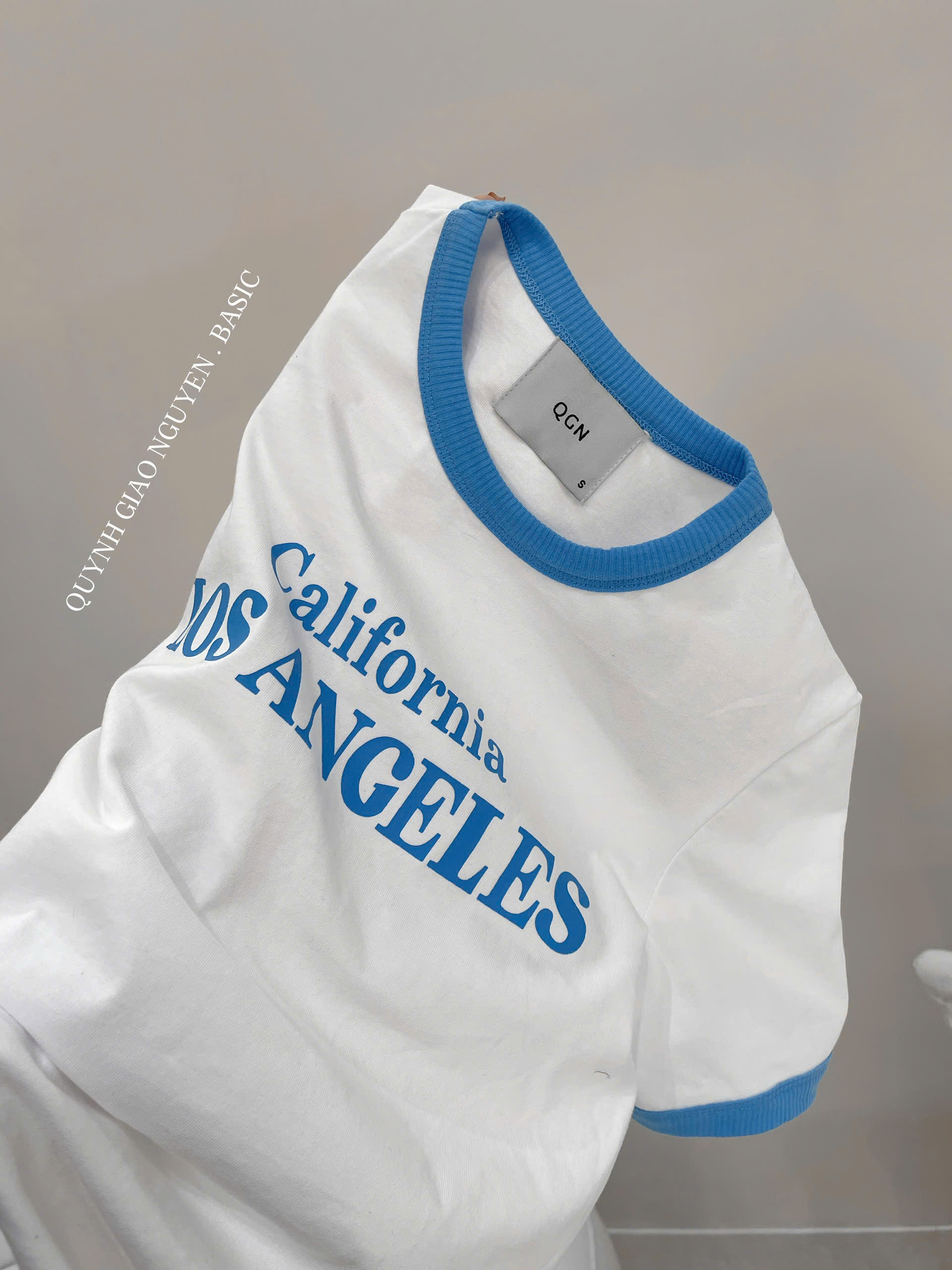 Áo thun viền Cali ( XÁM )_thumbnail_6