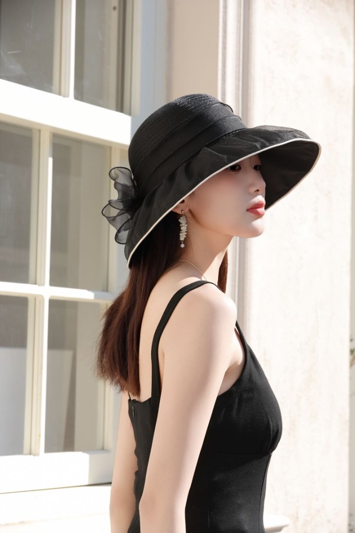 Mũ vành rộng có nơ hoa Hàn Quốc HZ2516_thumbnail_13