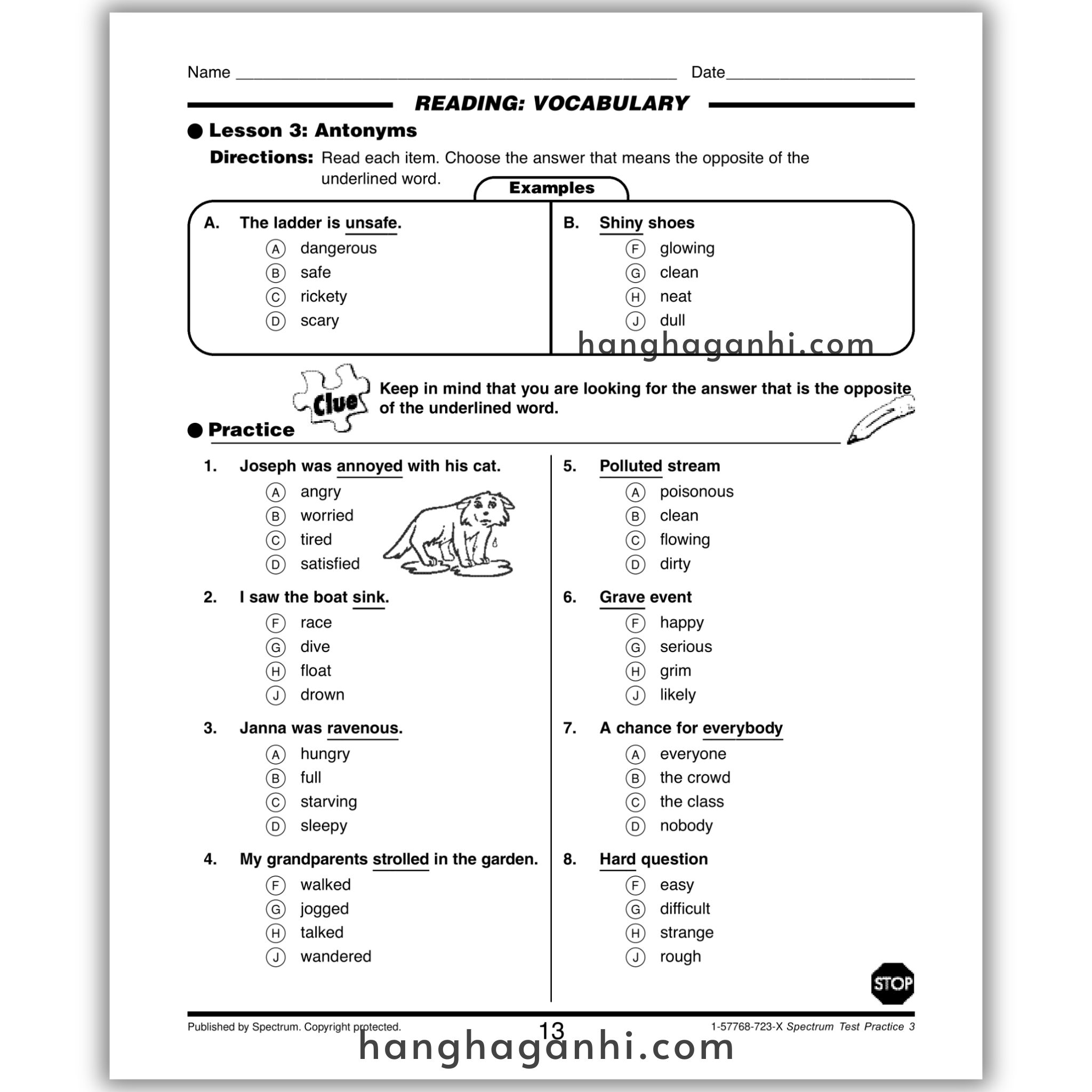 Sách Spectrum Test Practice Workbook Grade 3 ĐEN TRẮNG_thumbnail_4