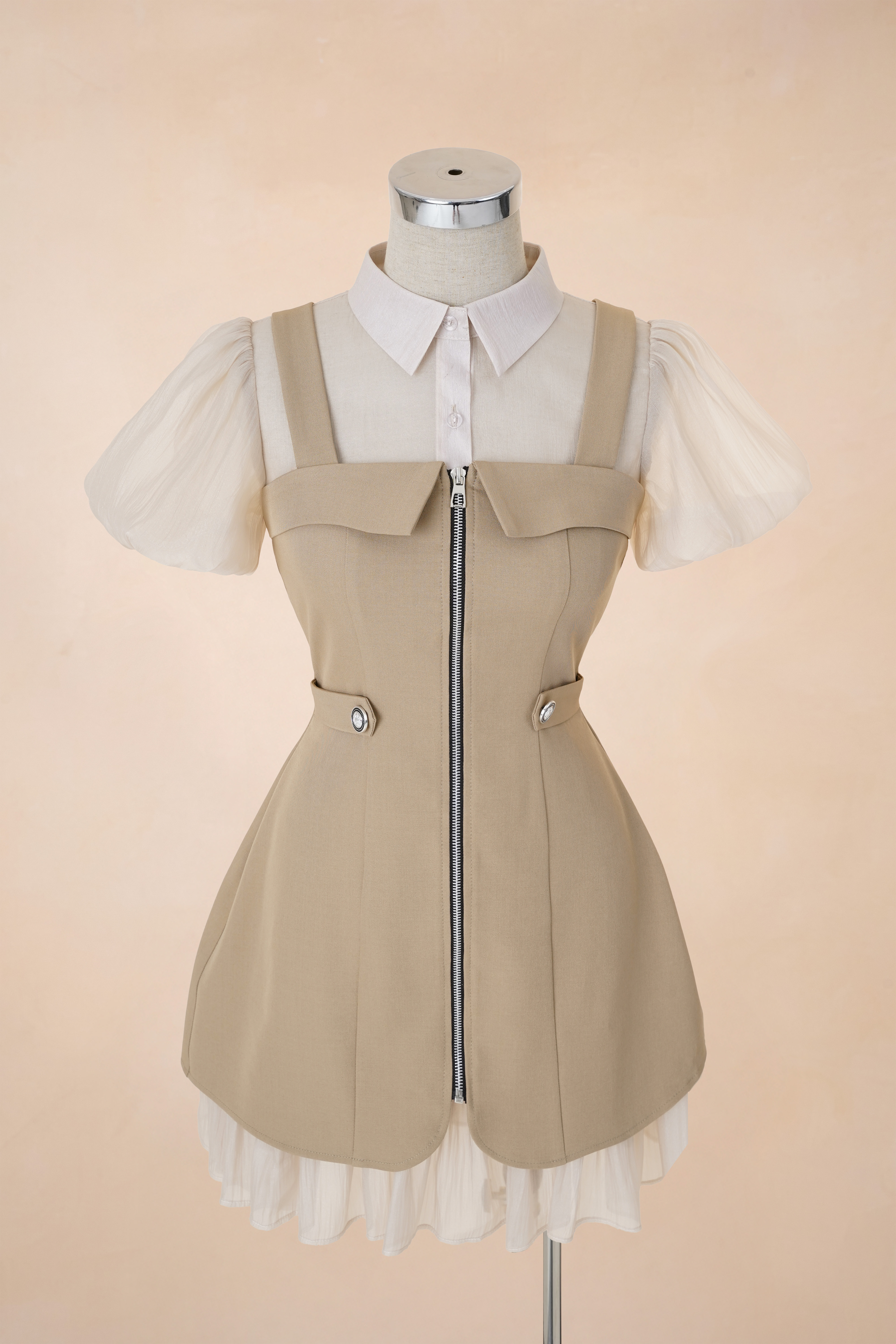 Đầm Chữ A TB Phối Khoá