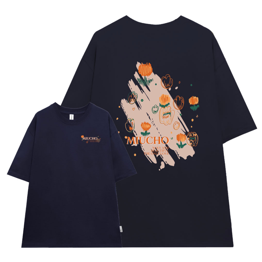 Áo thun nữ form rộng ATD200 Miucho chất vải cotton in Artwork_thumbnail_0