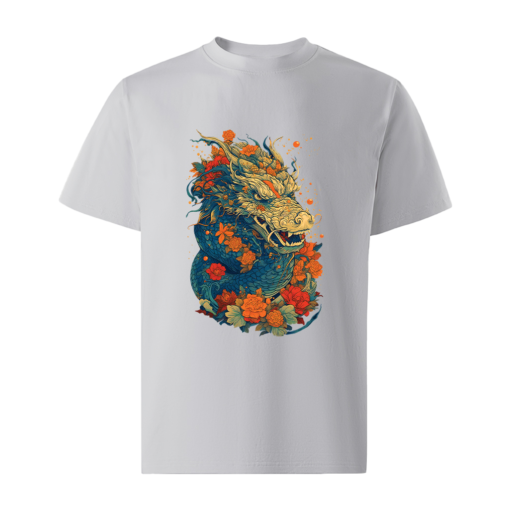 Áo thun nam form rộng 12 con giáp tuổi Thìn ATD481 Miucho Iconic cotton cổ tròn in graphic_thumbnail_19