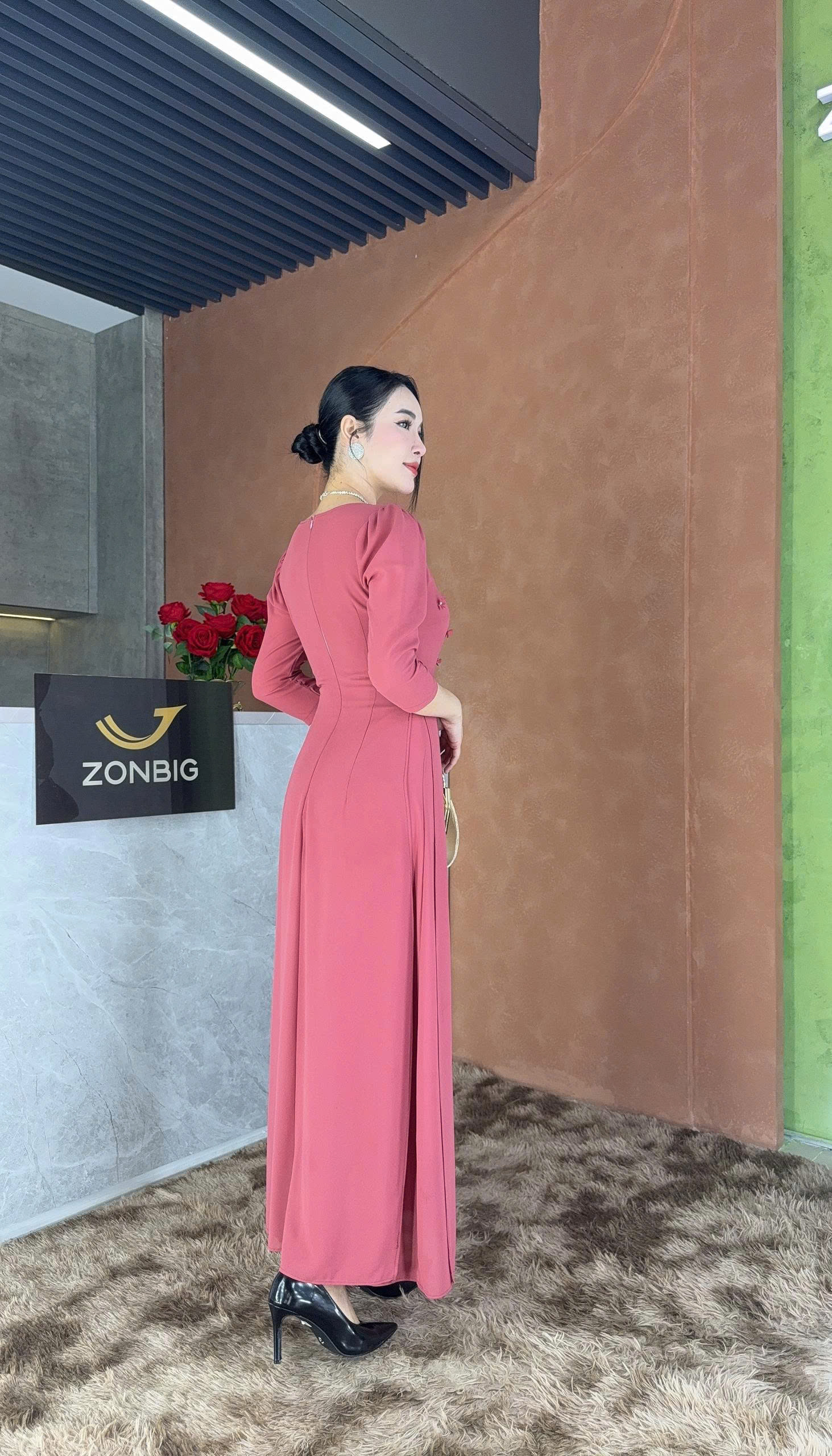 Đầm giả áo dài -Y1576 - Thương hiệu Zonbig_thumbnail_6