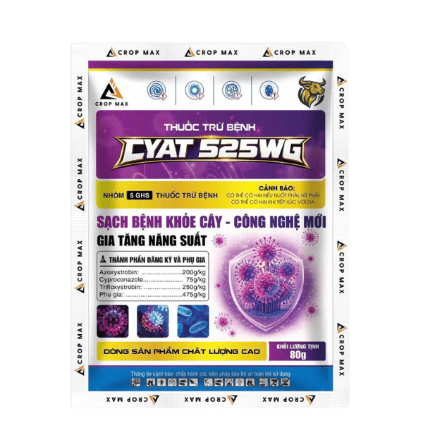 CYAT 525WG – Thuốc trừ bệnh phổ rộng, sạch bệnh nhanh, phục hồi cây mạnh