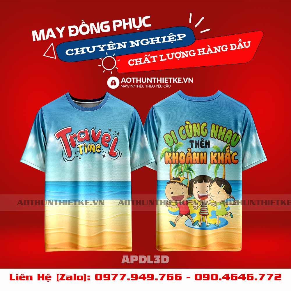 Áo Phông Du Lịch 3D-TK49