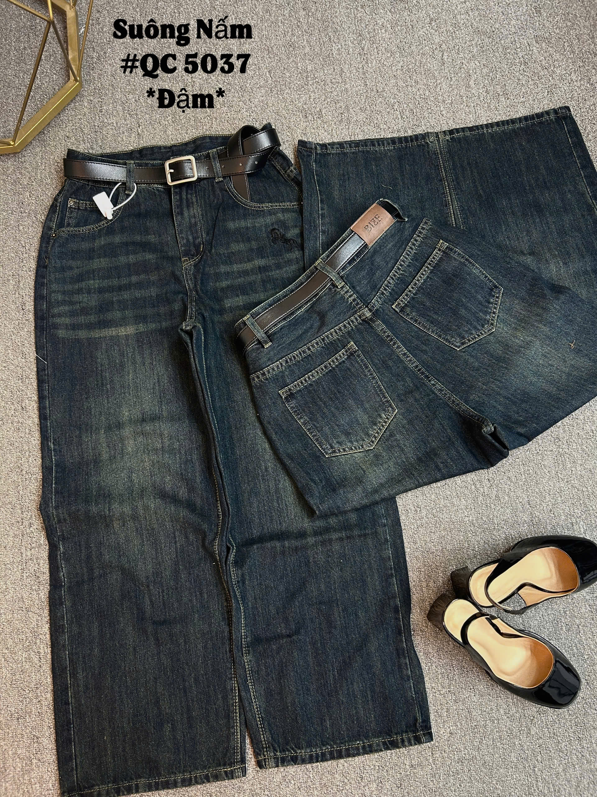 BIGSIZE- Quần jean suông thêu ngựa T- QJ5037_thumbnail_15