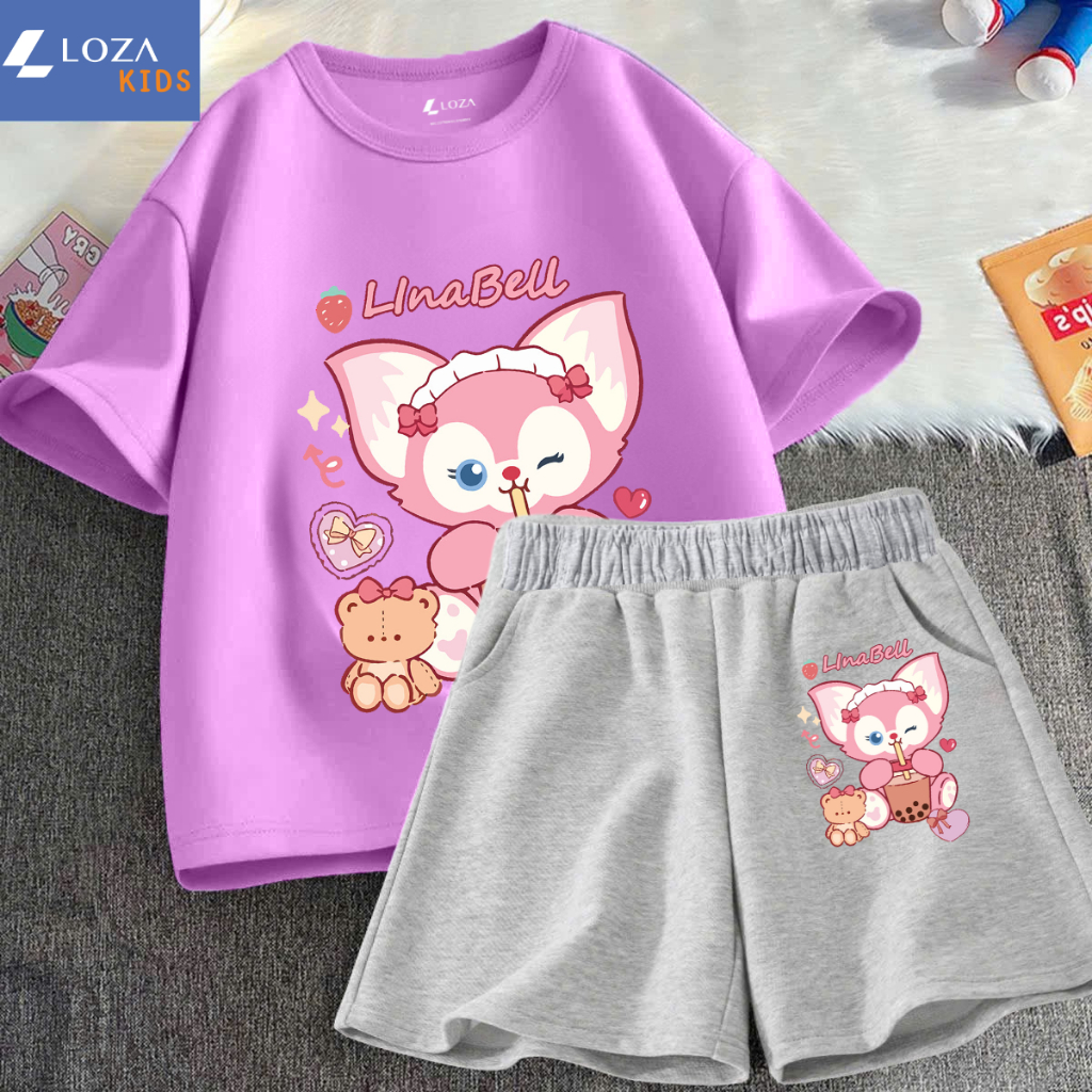 Đồ bộ bé gái in hình LinaBell - Loza SB227_thumbnail_2