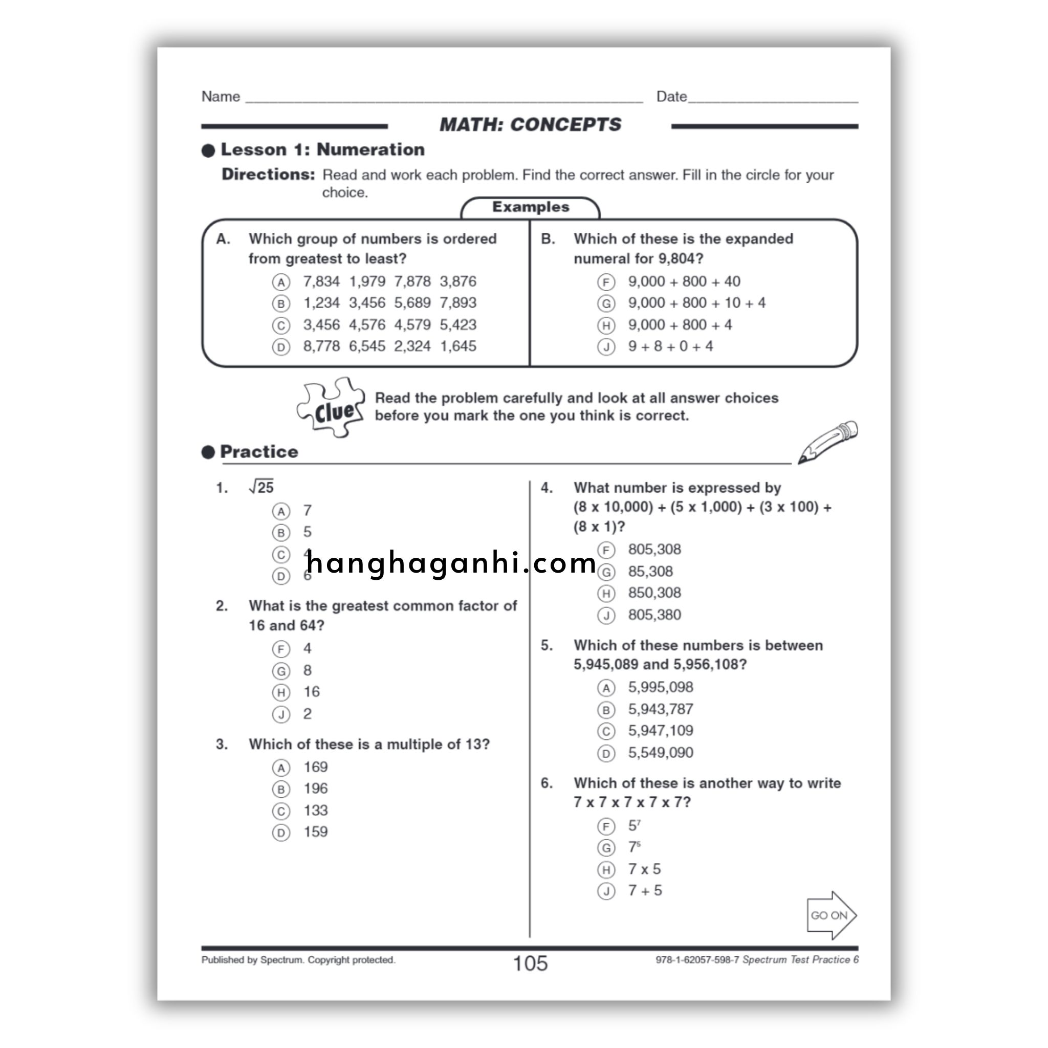 Sách Spectrum Test Practice Workbook Grade 6_thumbnail_8