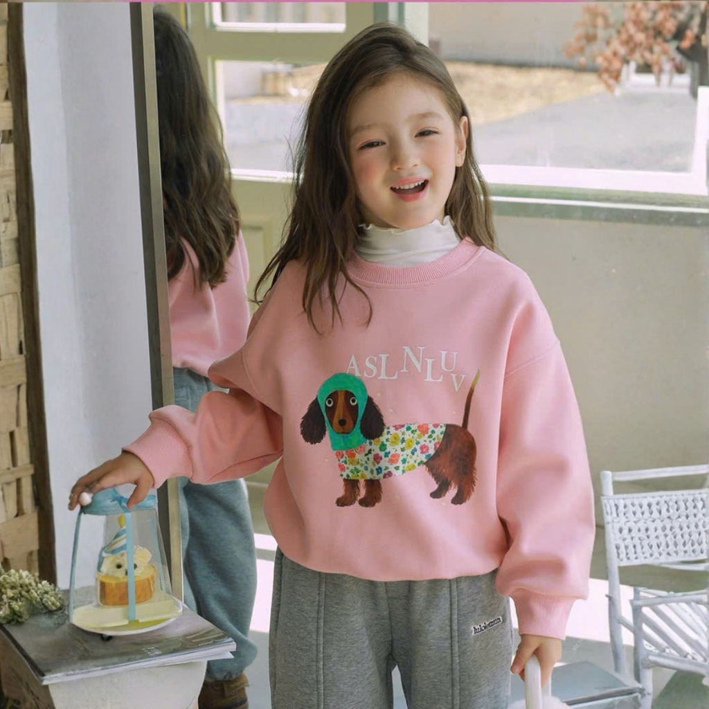 Áo nỉ sweater bé gái nhiều hình dễ thương - Loza Kids IN023_thumbnail_4