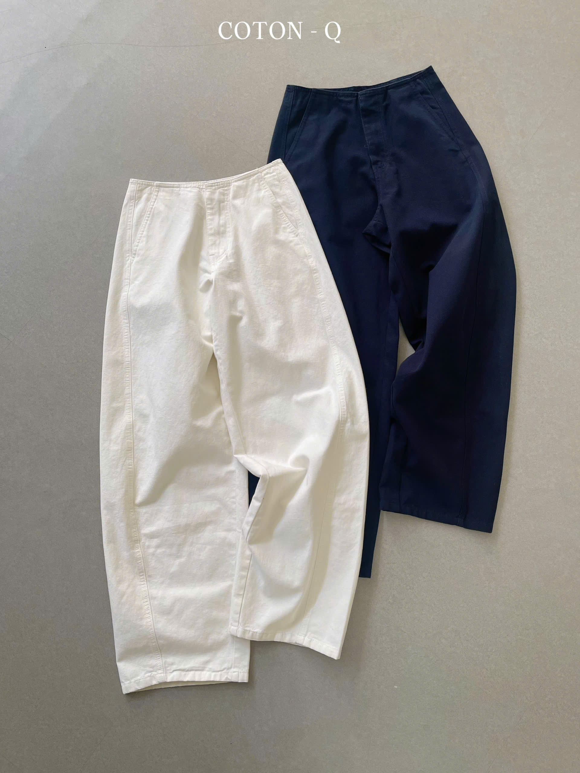 Quần baggy cạp liền ( XANH ĐEN )_thumbnail_3