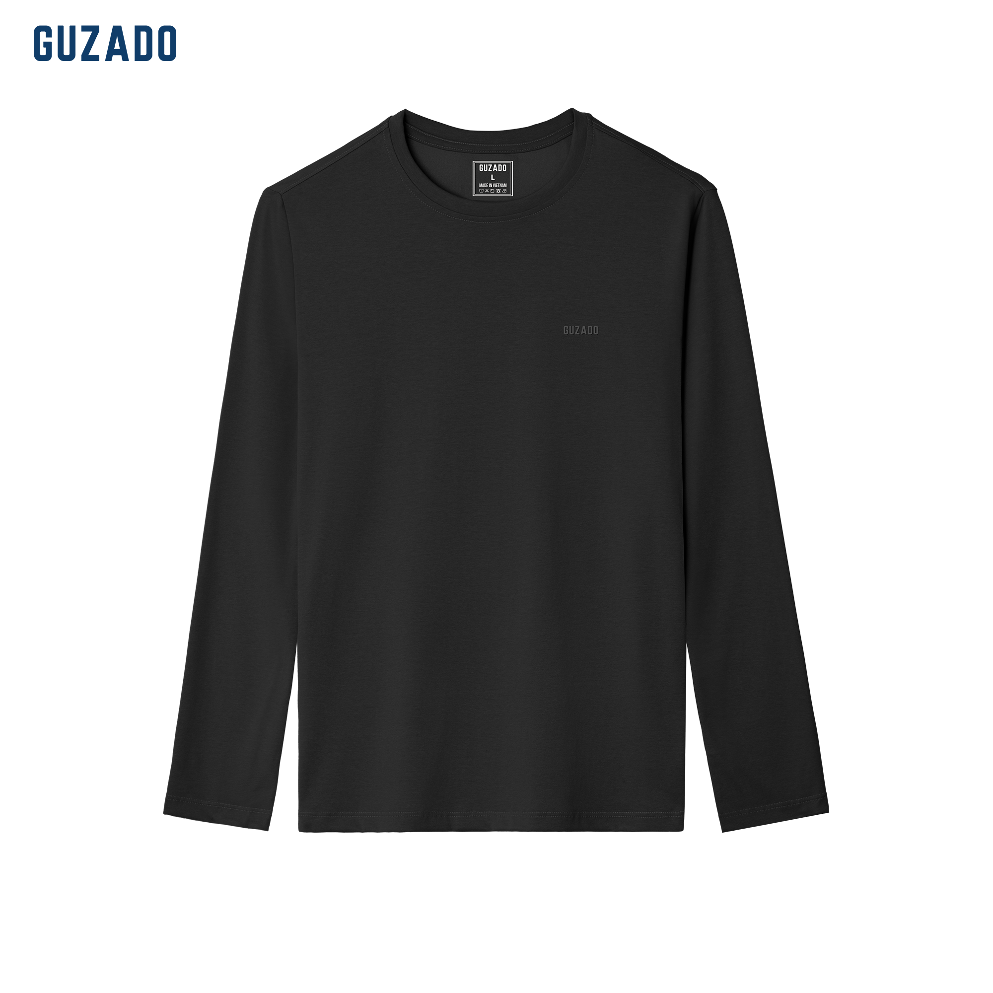 Áo Dài Tay Cotton CVC GUZADO Form Basic GDT03_thumbnail_11