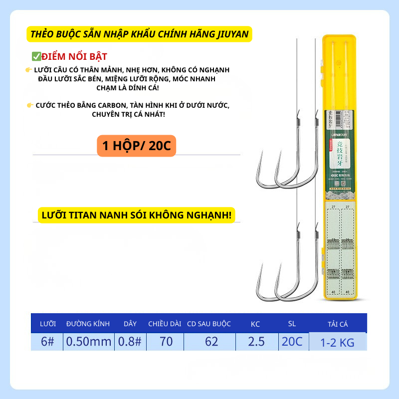 Hộp Thẻo Thi Đấu JIUJAN Lưỡi Nanh Sói Không Nhạnh_thumbnail_19
