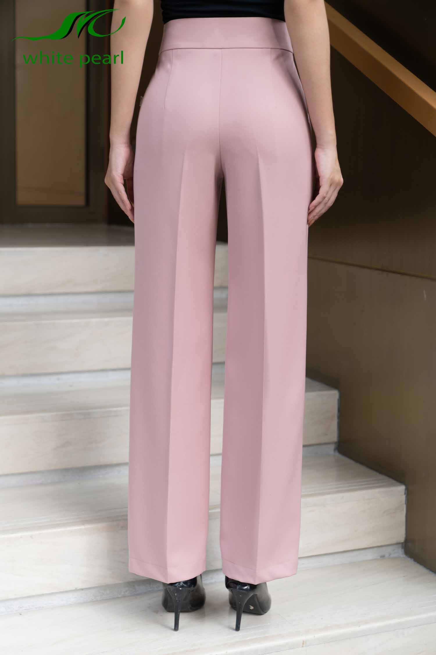 Quần suông 1 ly 2 cúc thời trang công sở cao cấp White Pearl_thumbnail_1