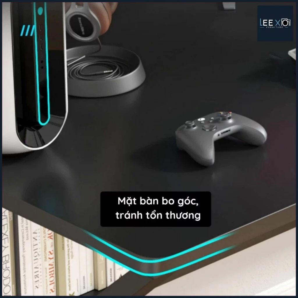 Bàn Gaming Chân K - Có Giá Đỡ Tiện Lợi, Thiết Kế Bền Đẹp, Dễ Bố Trí Mọi Không Gian_thumbnail_4