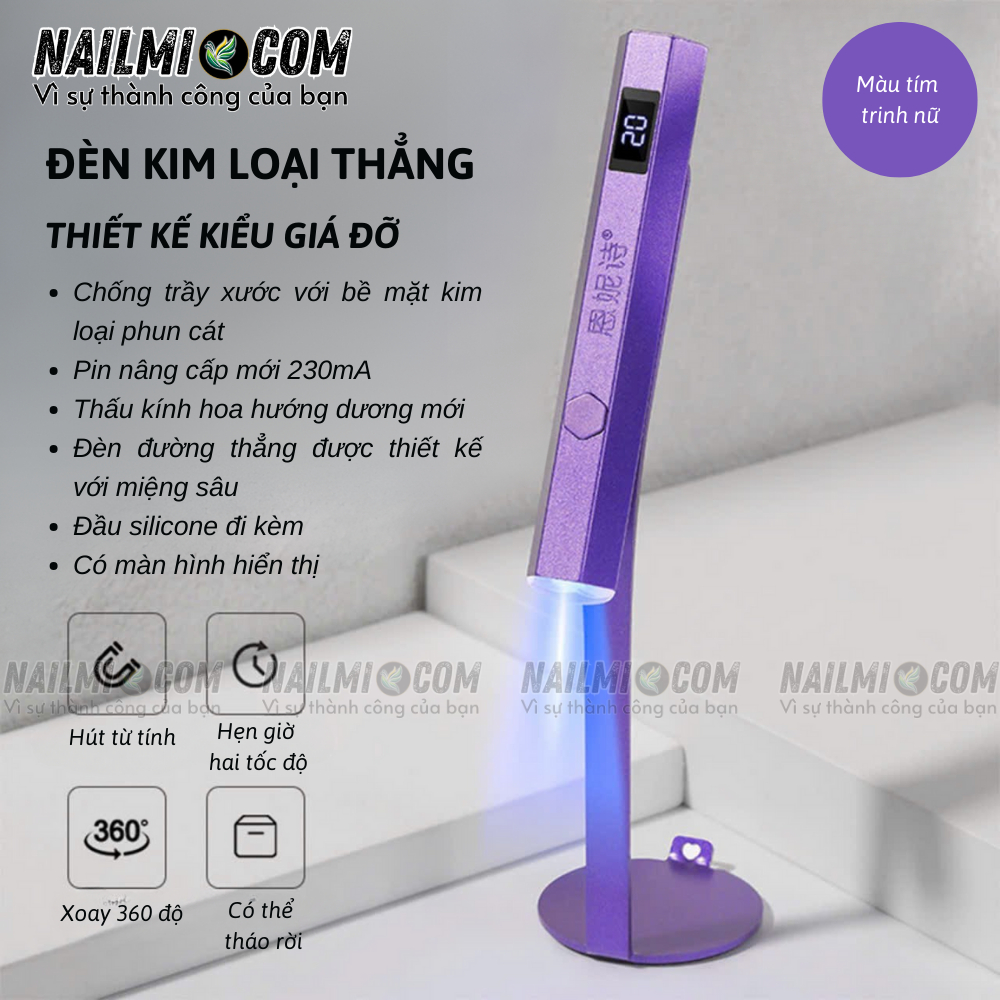 Đèn hơ mini - Annies cao cấp - phiên bản mới kèm đế xoay 360 độ_thumbnail_2