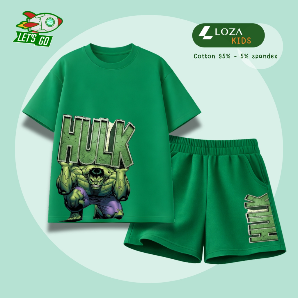 Set bộ bé trai hình Hulk -  Loza Kids SB638_thumbnail_3