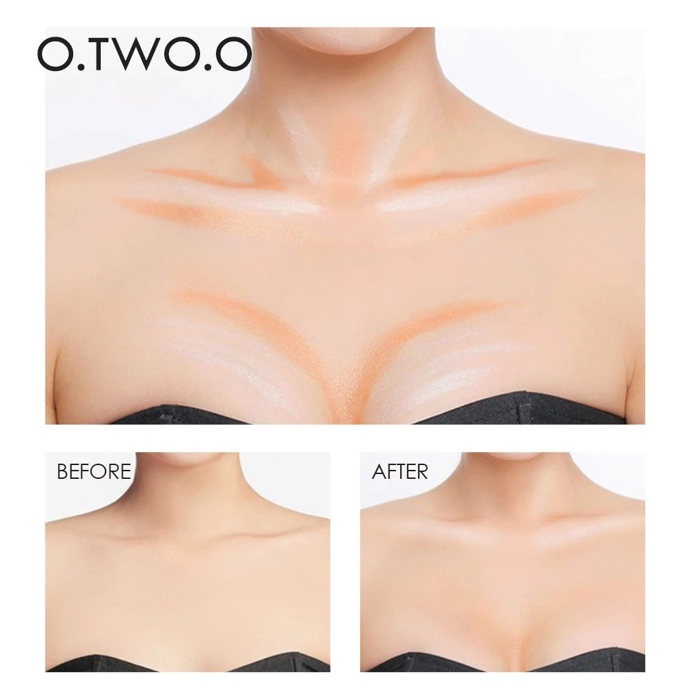 O.TWO.O Highlighter Makeup Shadow Contour Stick Double Head For Brighten Face Cosmetics_thumbnail_4