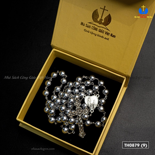 Chuỗi Mân Côi 50 ốc tai tượng xi đen 8ly_thumbnail_1