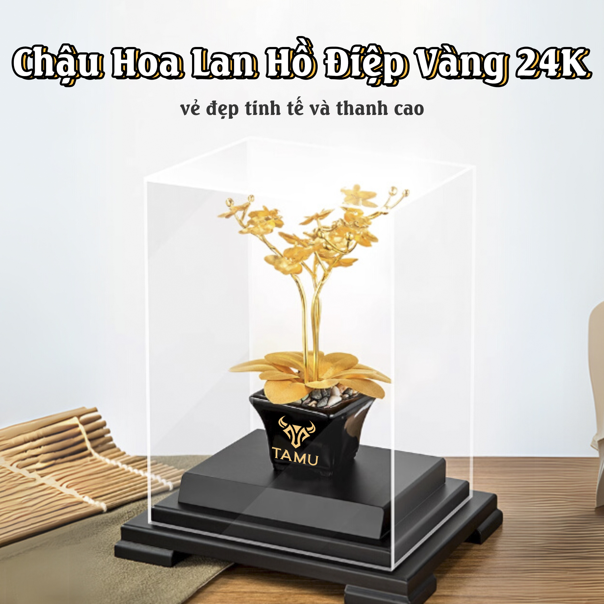 Chậu Hoa Lan Hồ Điệp Vàng 24K_thumbnail_6