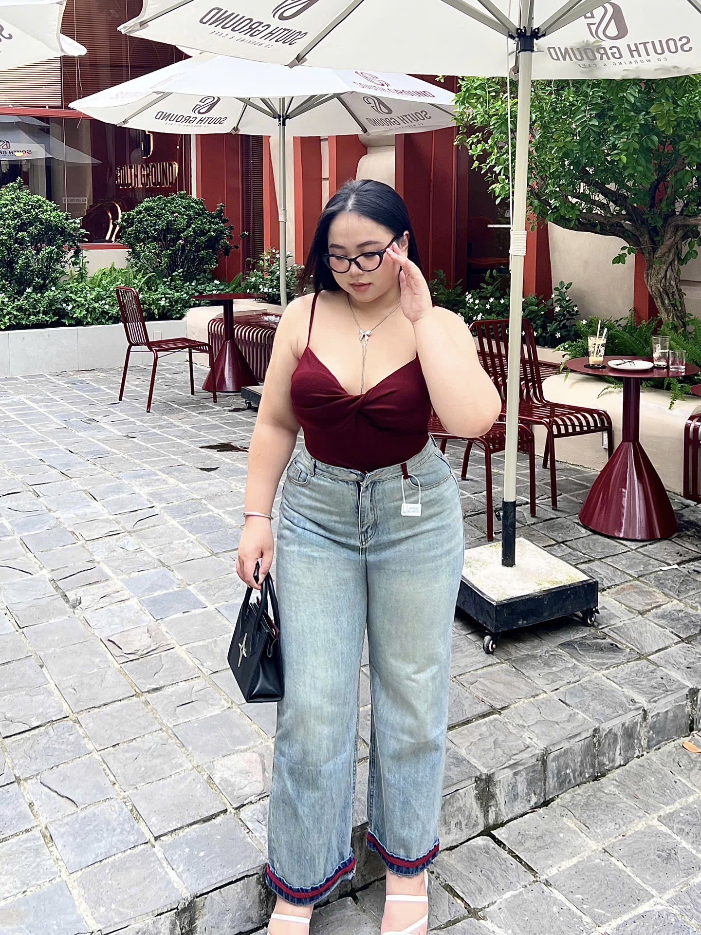 BIGSIZE-Quần suông phối viền lai T- QJ399_thumbnail_4