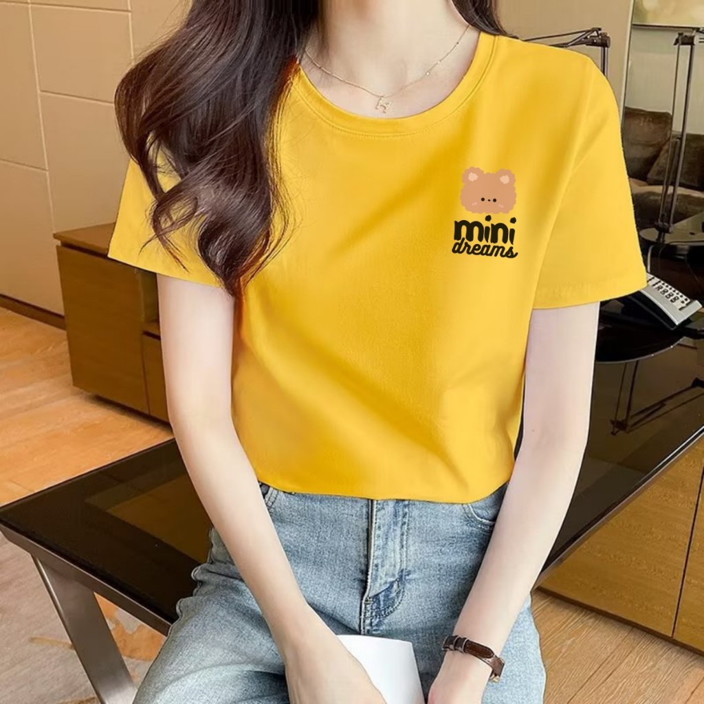 [Form Vừa] Áo phông nữ Loza chất liệu thun cotton mềm mịn in hình gấu - Mã VT7894_thumbnail_2