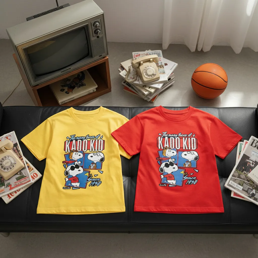 Áo thun bé trai bé gái Kado vải cotton thoáng mát hoạt hình in mix sắc nét nhiều màu 2978_thumbnail_6
