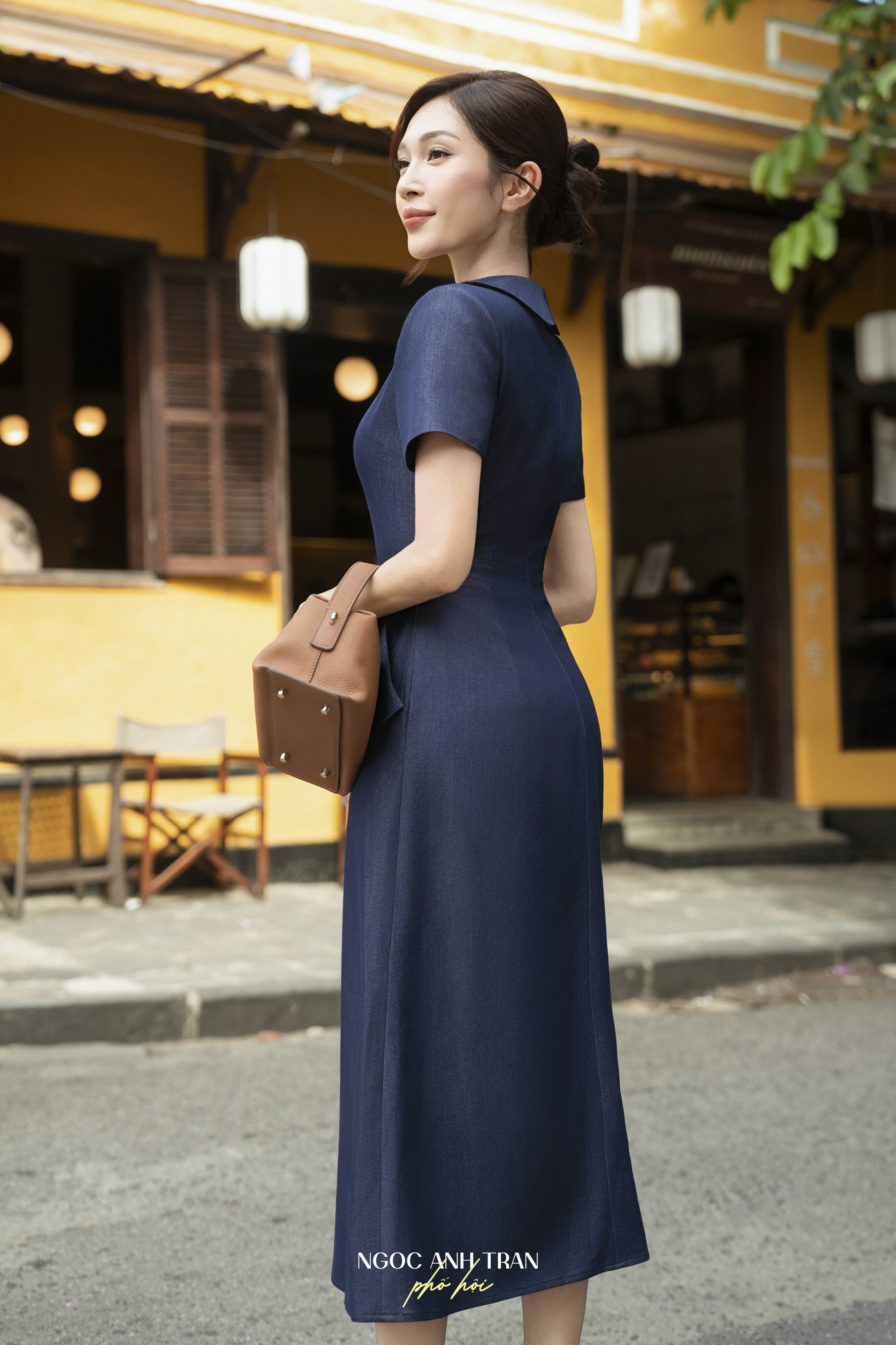 D124 - Váy denim mềm cổ lá nhọn Hội An_thumbnail_3