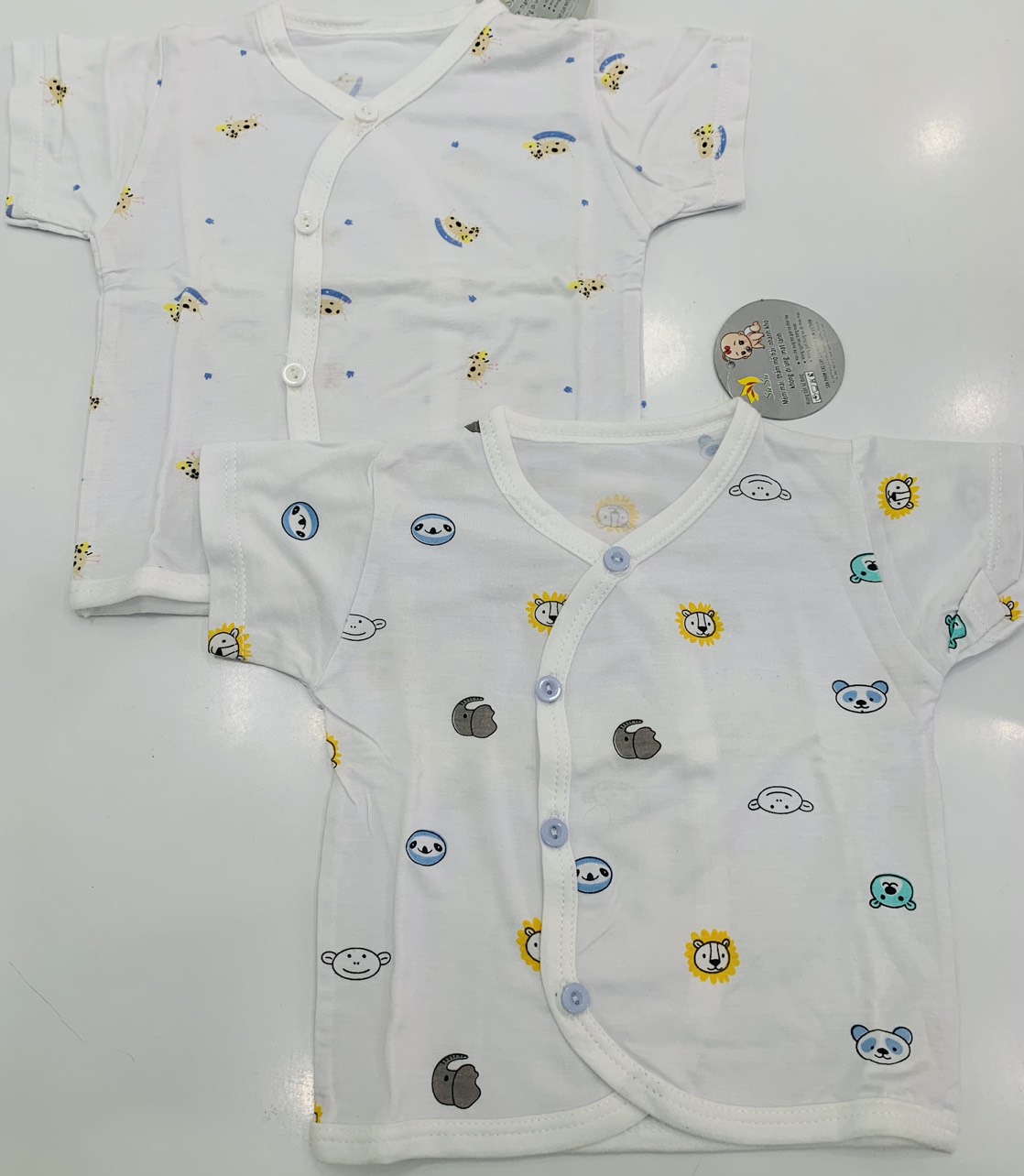 Áo cộc lụa 2 (trắng)