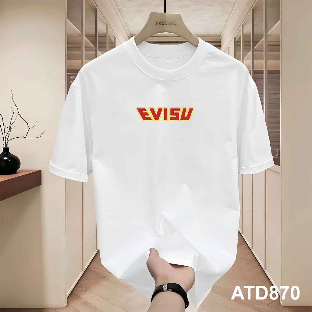 Áo thun nam evisu form rộng local brand ATD870 Miucho Iconic tay ngắn vải cotton cổ tròn in mix_thumbnail_4