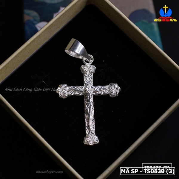 Thánh Giá bạc nam nhỏ D105 4,5x2,5cm_thumbnail_2