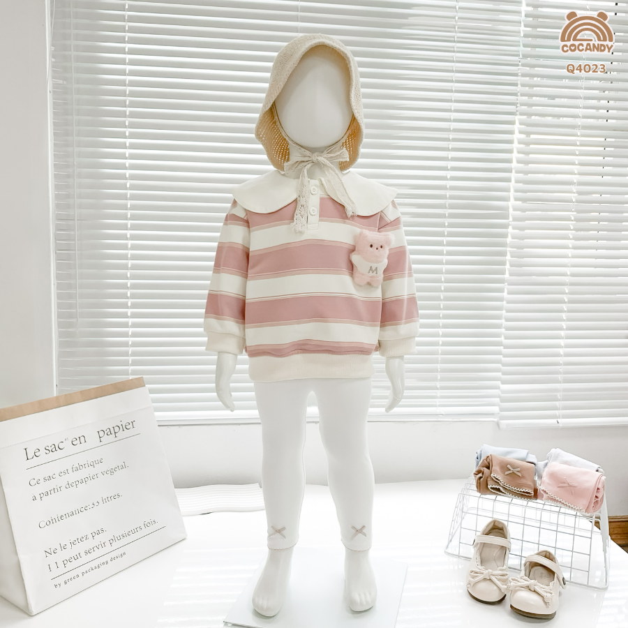 Quần dài legging TRẮNG chỉ sóng nơ_thumbnail_0