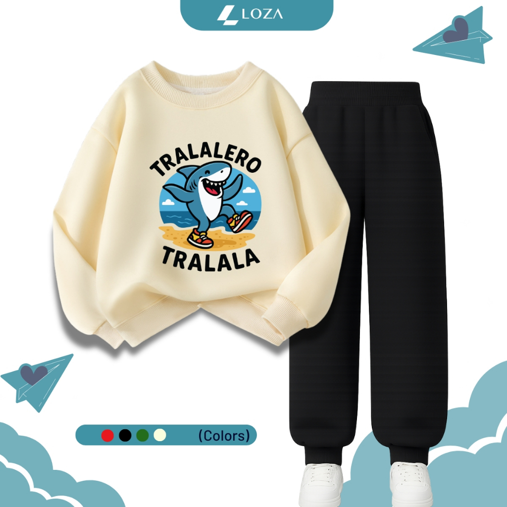 Set bộ nỉ bé trai in hình Brainrot Tralalero Tralala - Loza Kids BI523_thumbnail_1