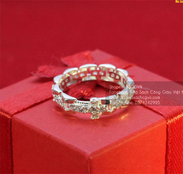 Nhẫn Mân Côi N5 thánh giá bạc_thumbnail_1