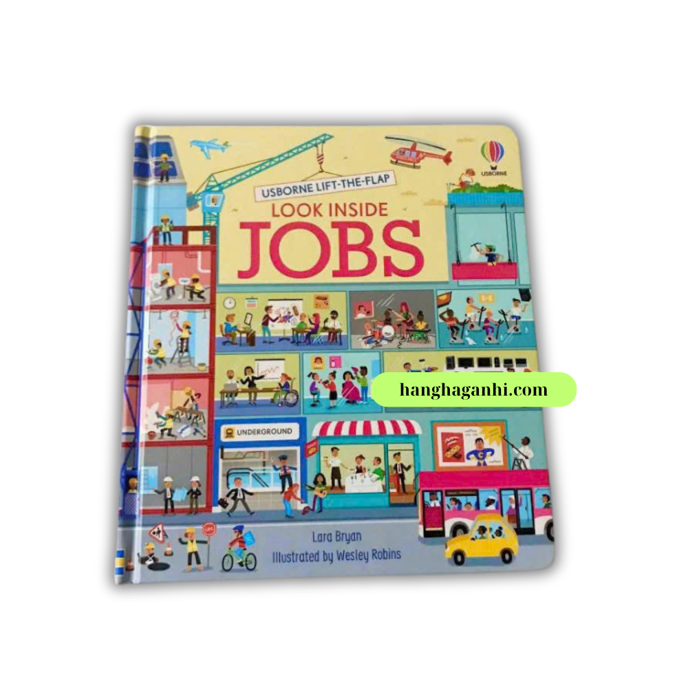 Sách lật mở Usborne Look Inside Jobs (age 5+)_thumbnail_5