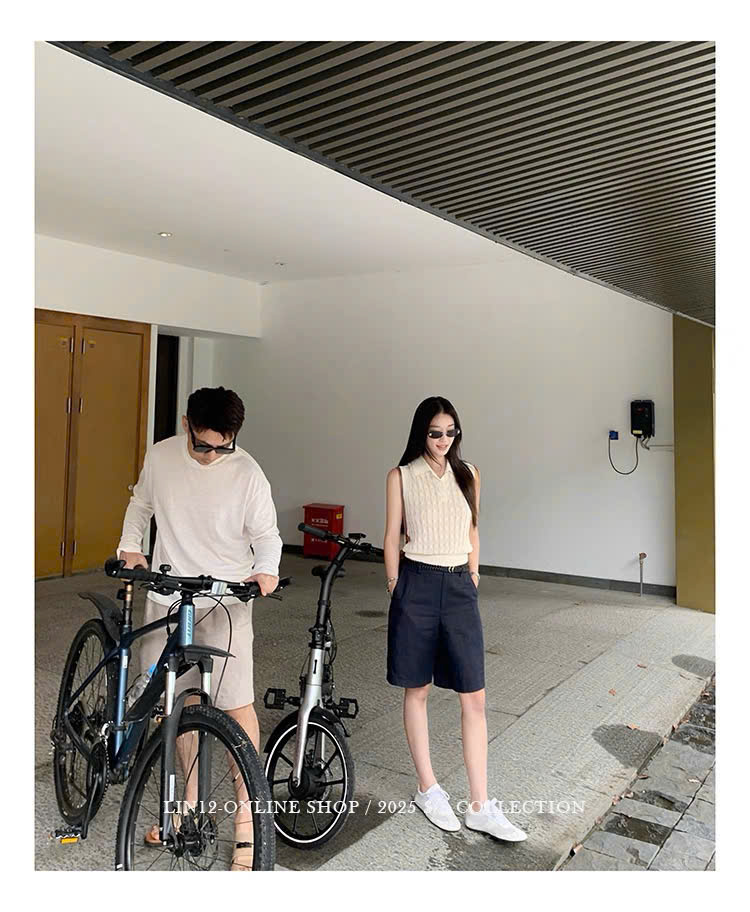 Quần short thêu ngựa kèm belt ( XANH )_thumbnail_21