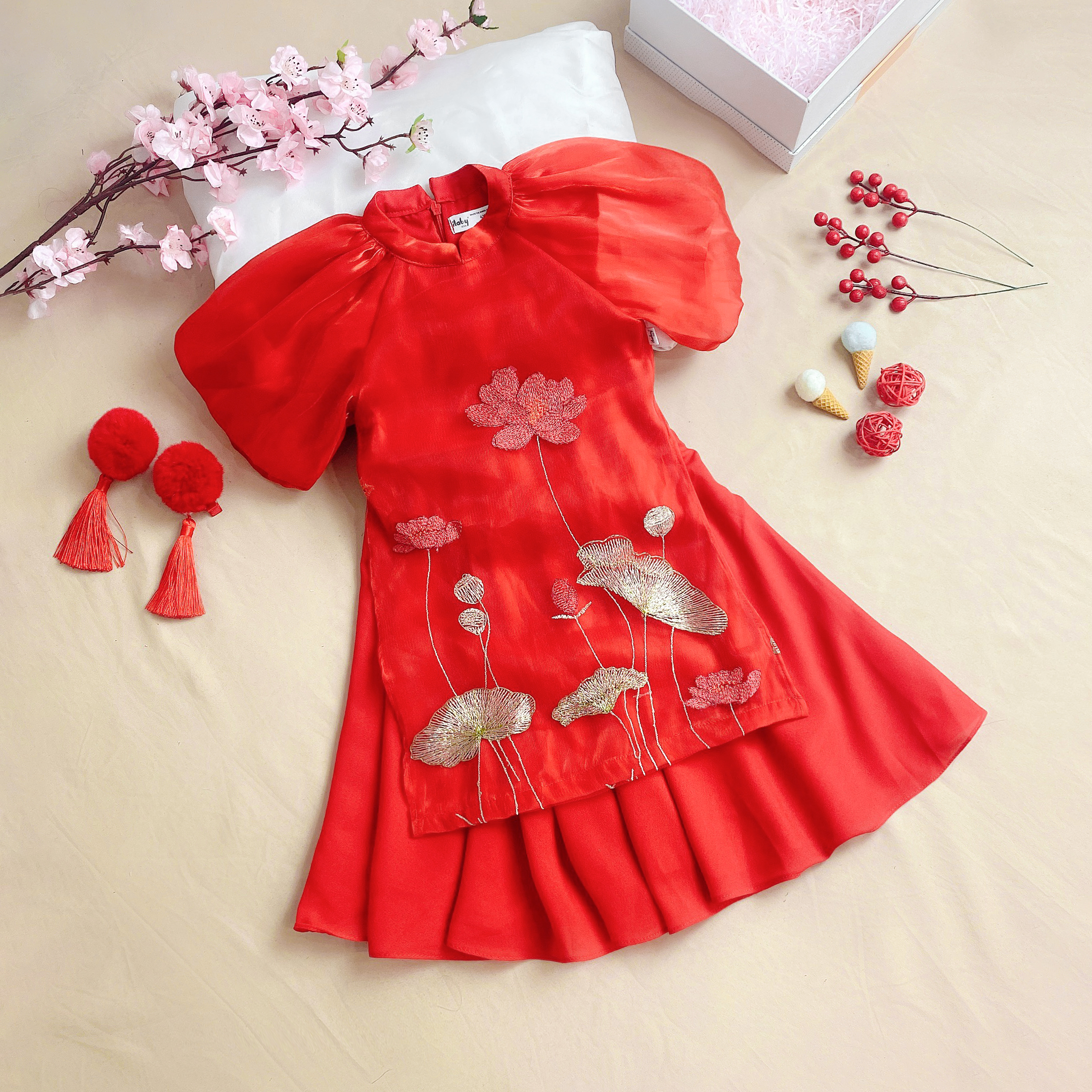 Váy giả Áo dài tơ hoa ren_thumbnail_4