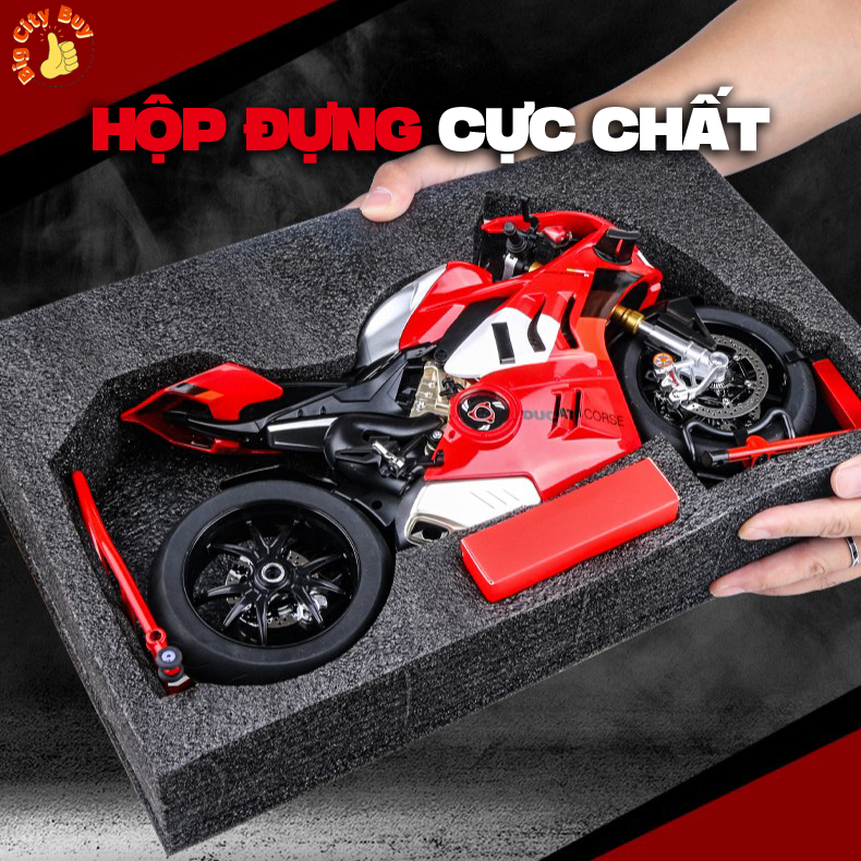 Mô Hình Xe Ducati Corse V4R 1:6 XLG Đề Nổ - Vặn Ga - Phun Khói Giả Lập_thumbnail_8