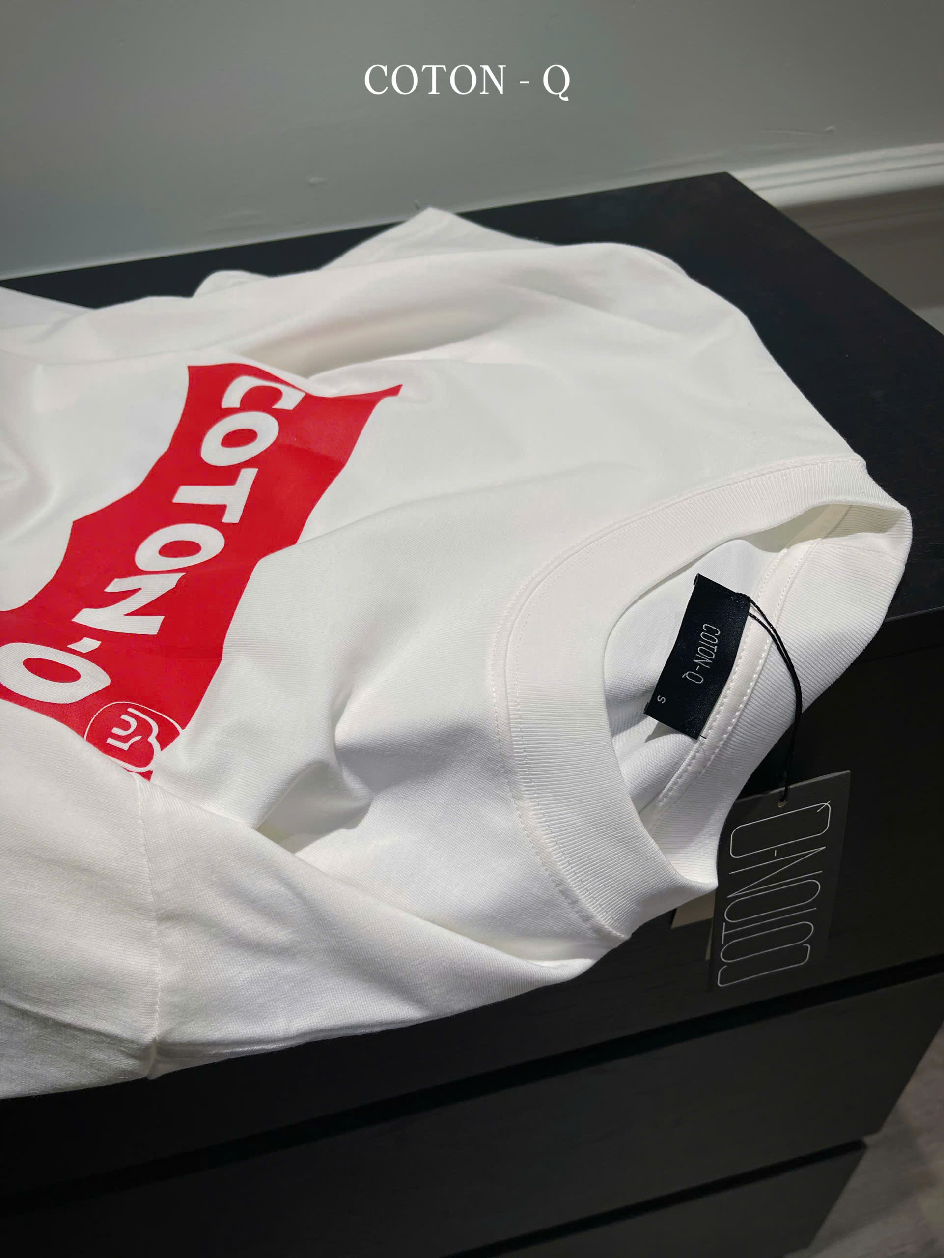 HA759 Áo thun in chữ Coton Q