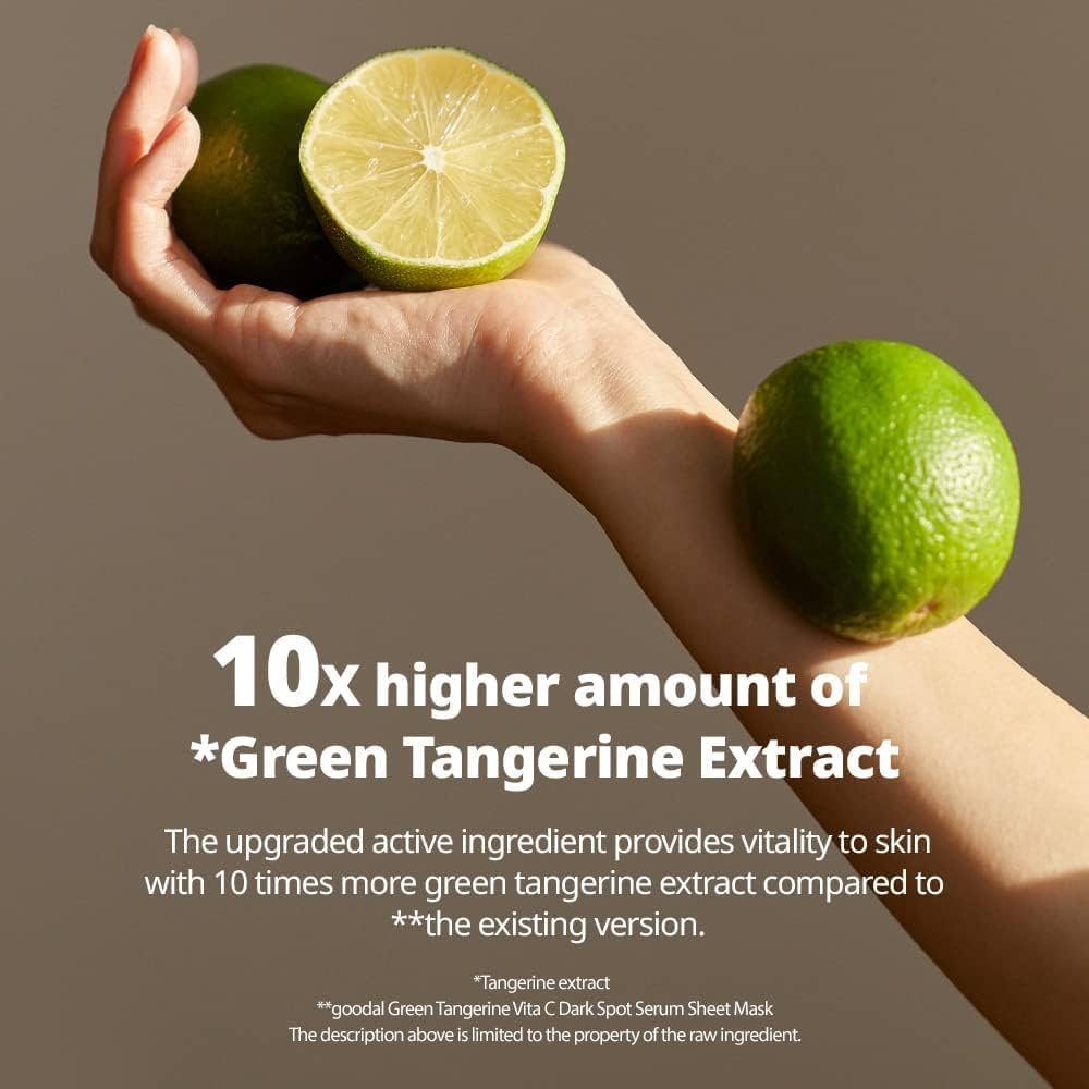Goodal Green Tangerine Vita-C Dark Spot Care Serum Sheet Mask 28g_thumbnail_2