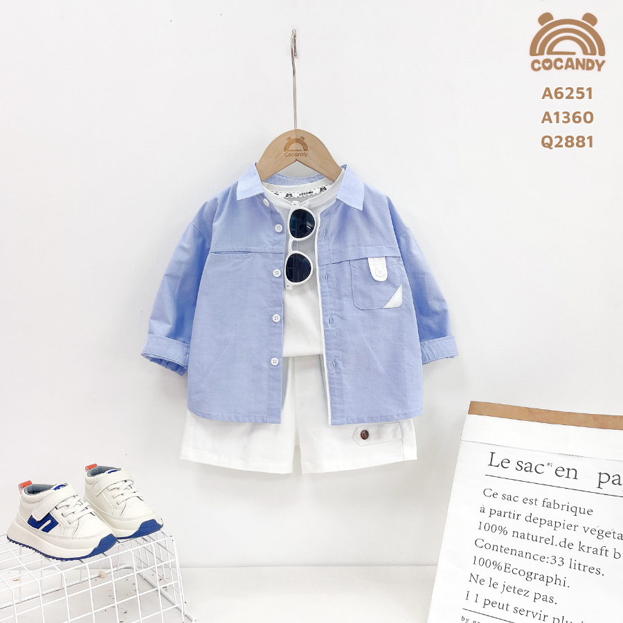 Áo dài XDƯƠNG túi ngực phối TRẮNG cúc_thumbnail_1