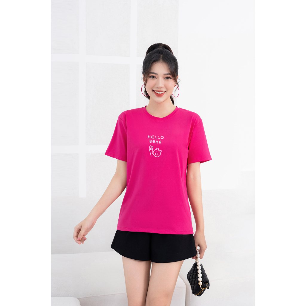 [Form Rộng] Áo phông nữ dáng rộng thun cotton - Loza G0011_thumbnail_1