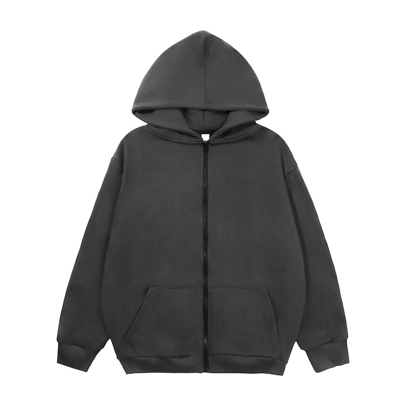 Áo hoodie zip trơn nữ form rộng HZT01 Miucho chân cua_thumbnail_12