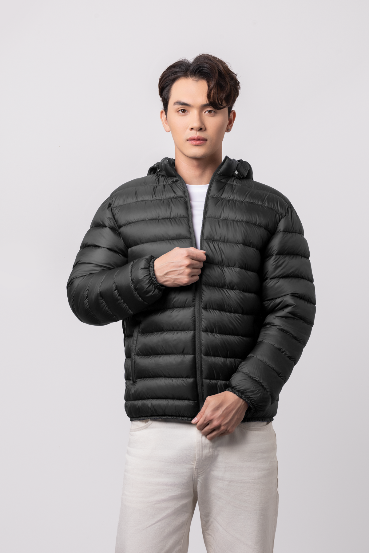 Áo Phao Nam Cao Cấp Tay Raglan GPN01