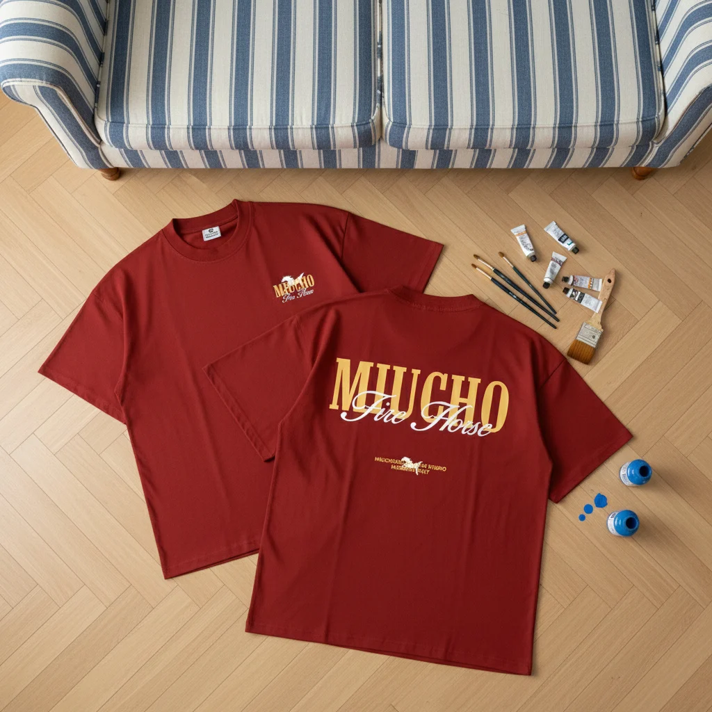 Áo thun Tết Bính Ngọ boxy Miucho thoáng mát dày dặn đứng form basic in mix 3000_thumbnail_6