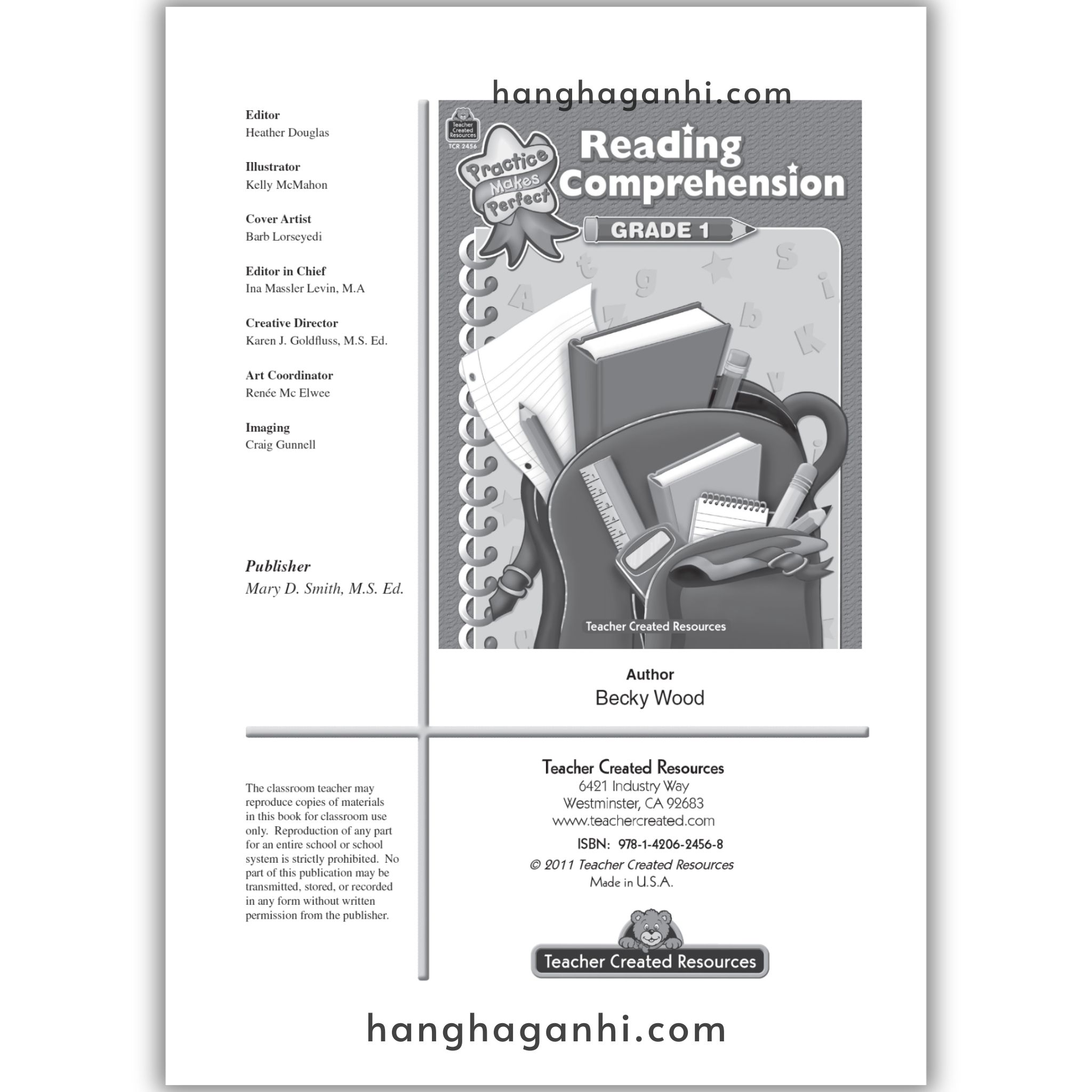 Reading Comprehension Grade 1 Teacher Created Resources, sách đọc hiểu lớp 1_thumbnail_2