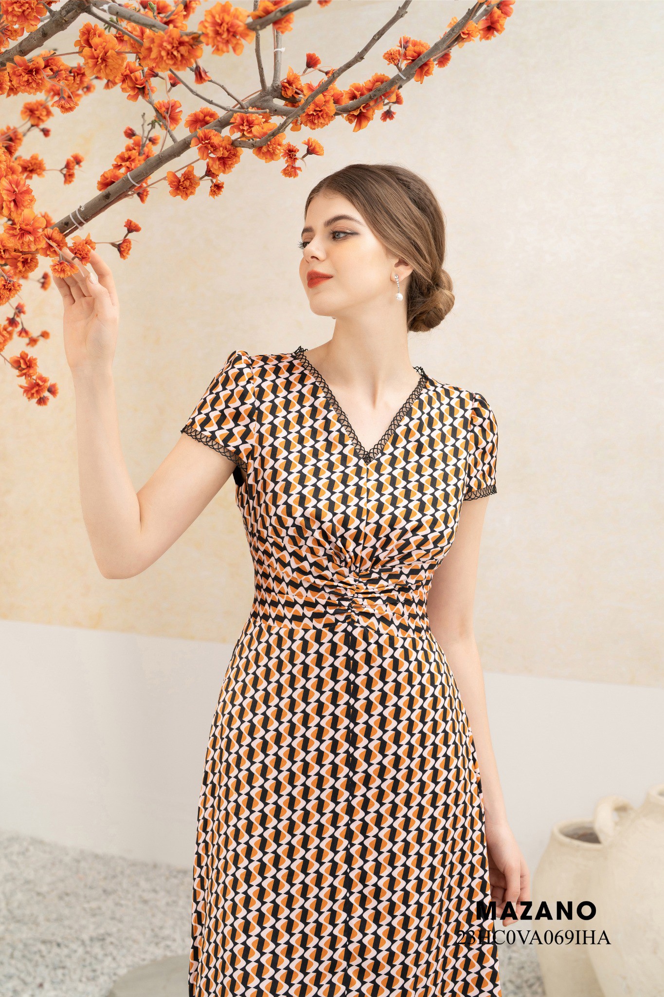 ĐẦM HỌA TIẾT HÌNH HỌC PHỐI REN CHÂN RỦ_thumbnail_1